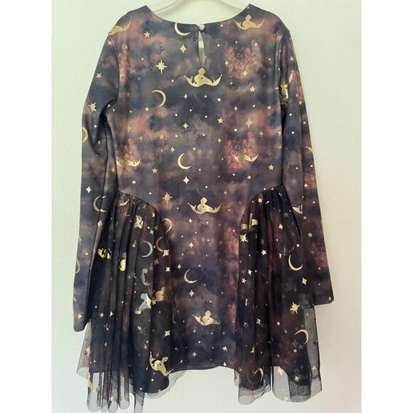 Disney Store Princess Jasmine gold metallic and tulle dress size 7/8 - Picture 4 of 7